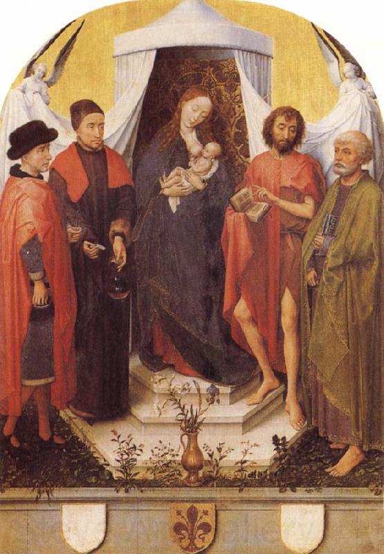 Roger Van Der Weyden Madonna with Four Saints